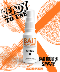 50ml Citrus X Flavour - Max Strength Ready To Use Bait Booster Spray