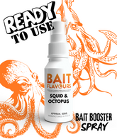50ml Squid & Octopus Flavour - Max Strength Ready To Use Bait Booster Spray
