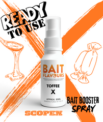 50ml Toffee X Flavour - Max Strength Ready To Use Bait Booster Spray