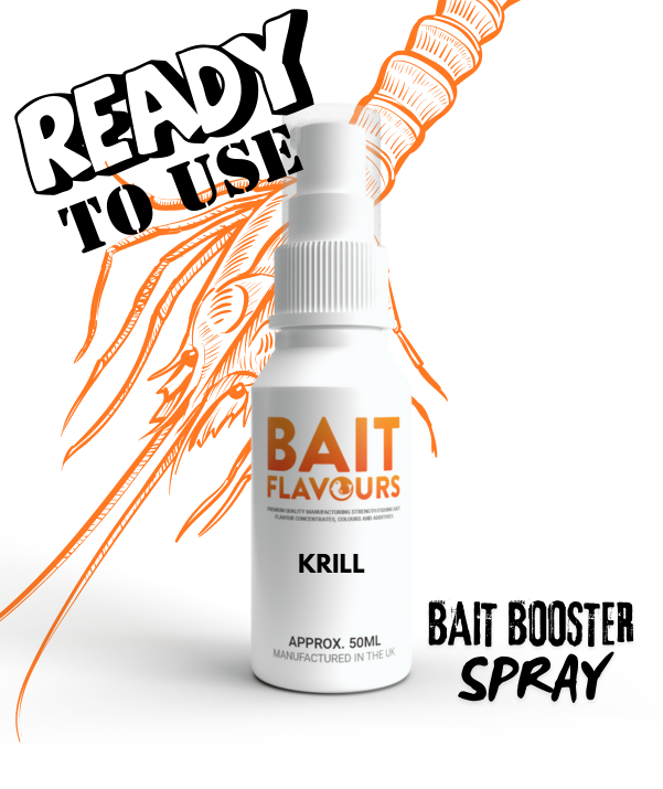 50ml Krill Flavour - Max Strength Ready To Use Bait Booster Spray