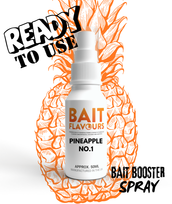 50ml Pineapple No.1 Flavour - Max Strength Ready To Use Bait Booster Spray