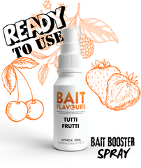 50ml Tutti Frutti Flavour - Max Strength Ready To Use Bait Booster Spray