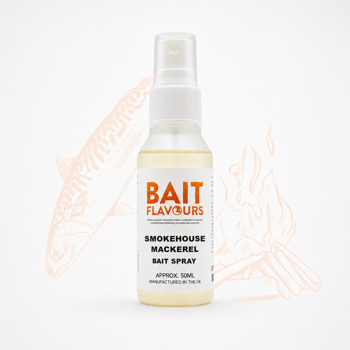 50ml Smokehouse Mackerel Ready-To-Use Bait Booster Spray